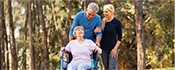 Elderly Friends in the Park