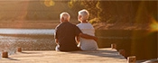 Elderly Couple Sitting the Bench